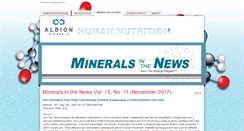 Desktop Screenshot of albionhumannutrition.com